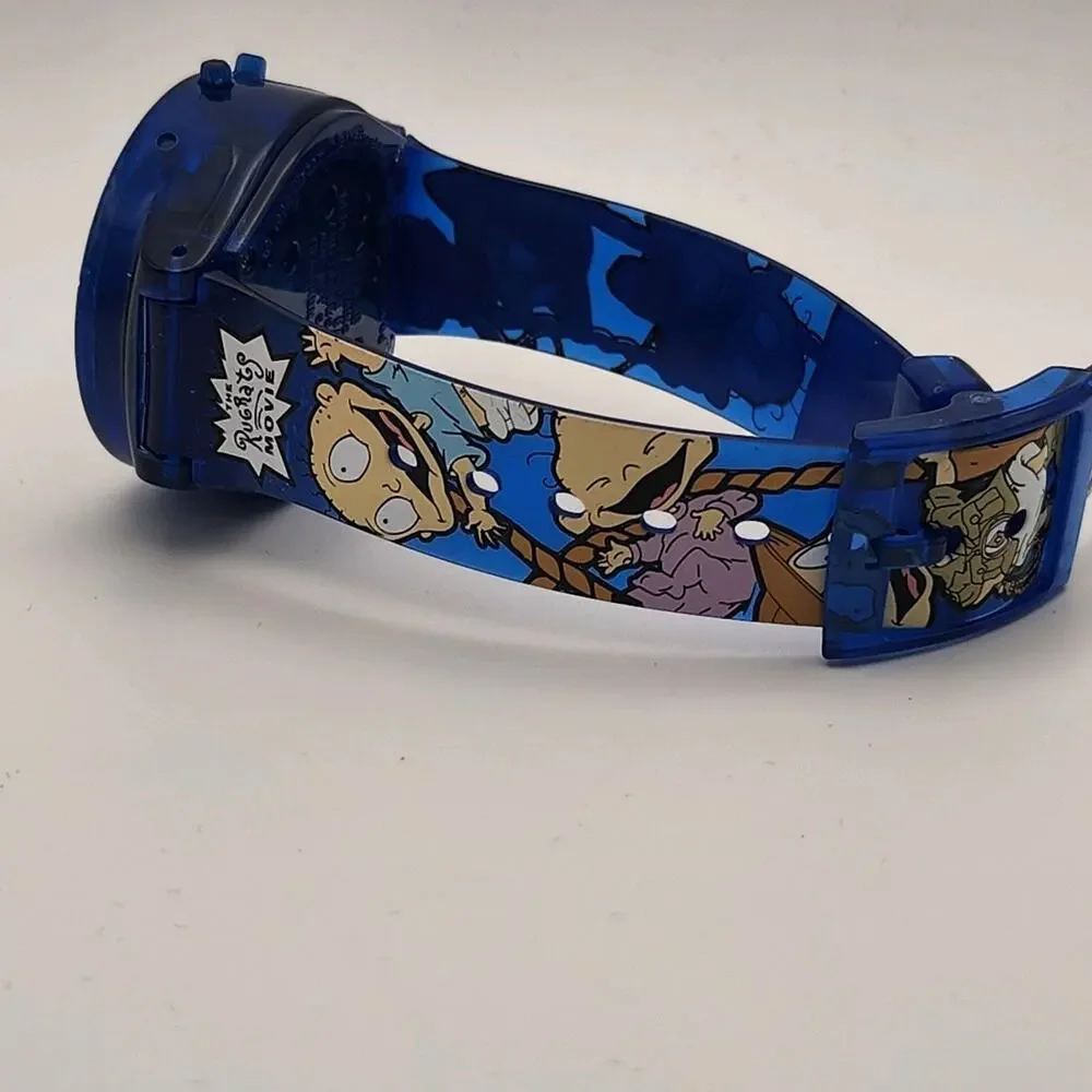 Vtg Rugrats The Movie Watch '98 Viacom Vintage Talking Tommy Pickle Dead Battery